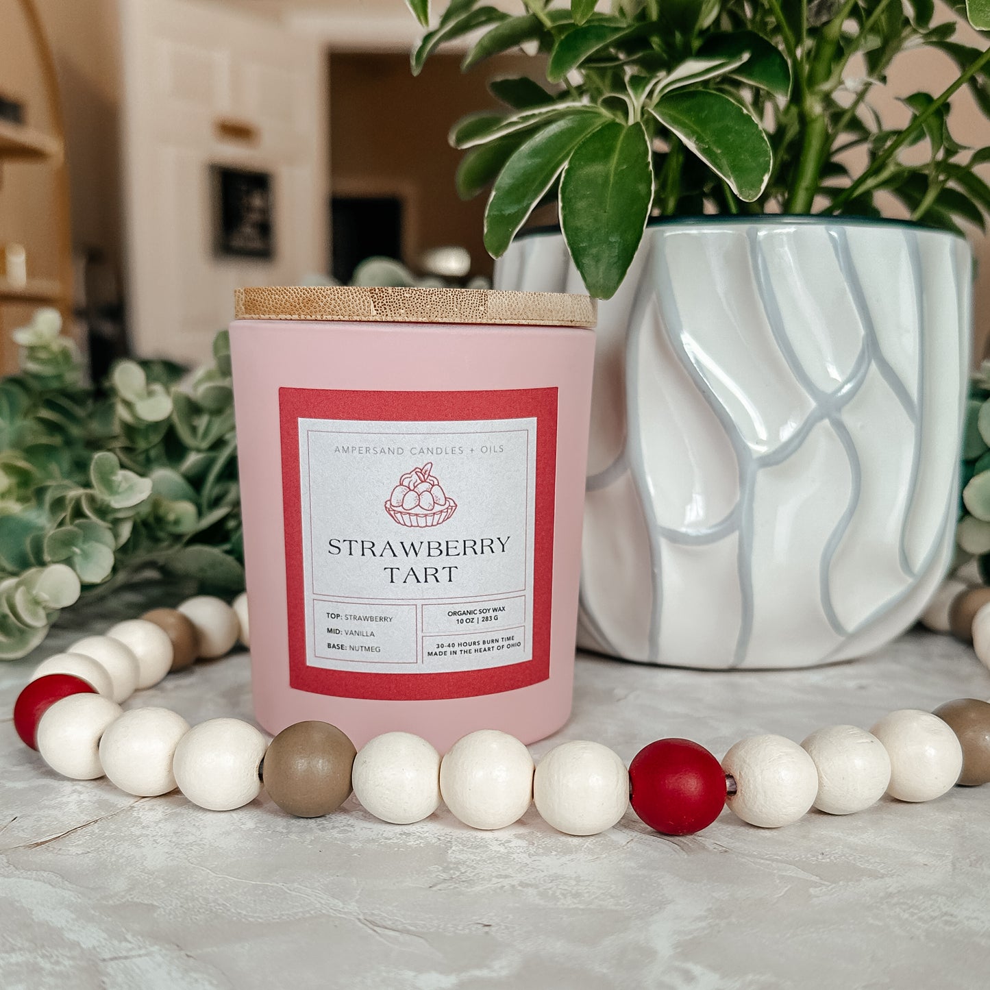 Strawberry Tart Candle (10oz)