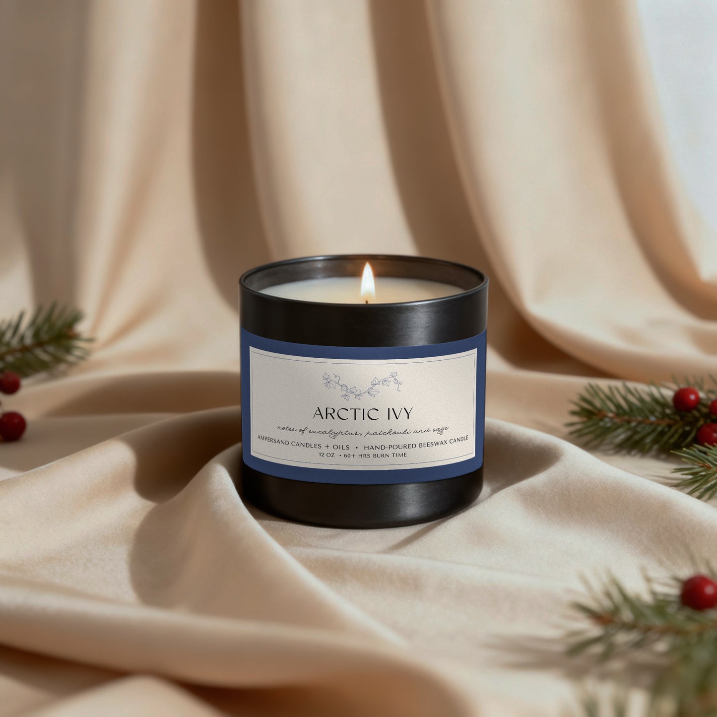 Arctic Ivy Beeswax Candle