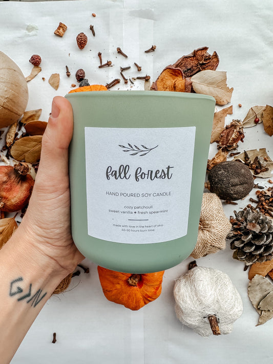 Fall Forest Soy Candle (15oz)
