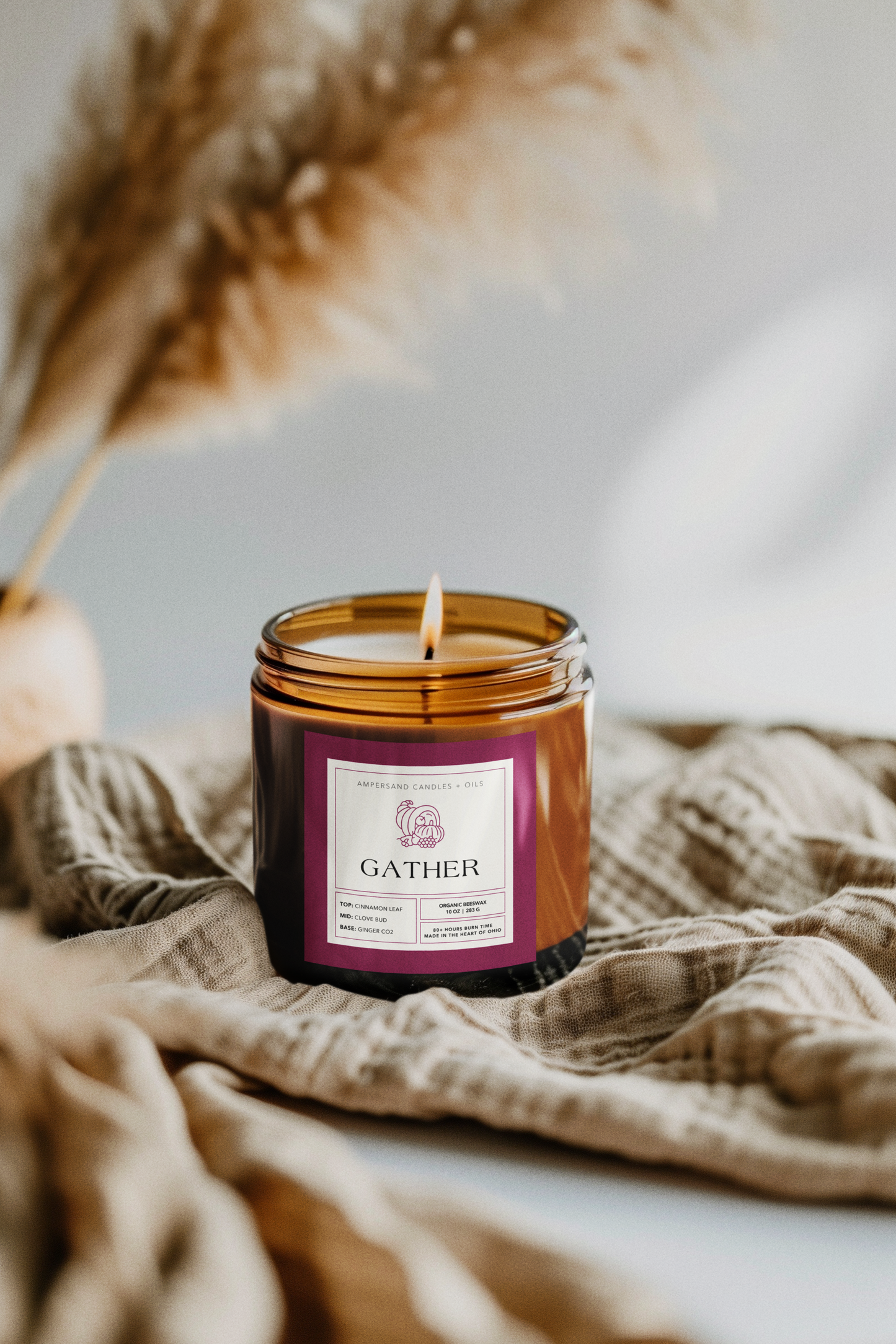 Gather Beeswax Candle