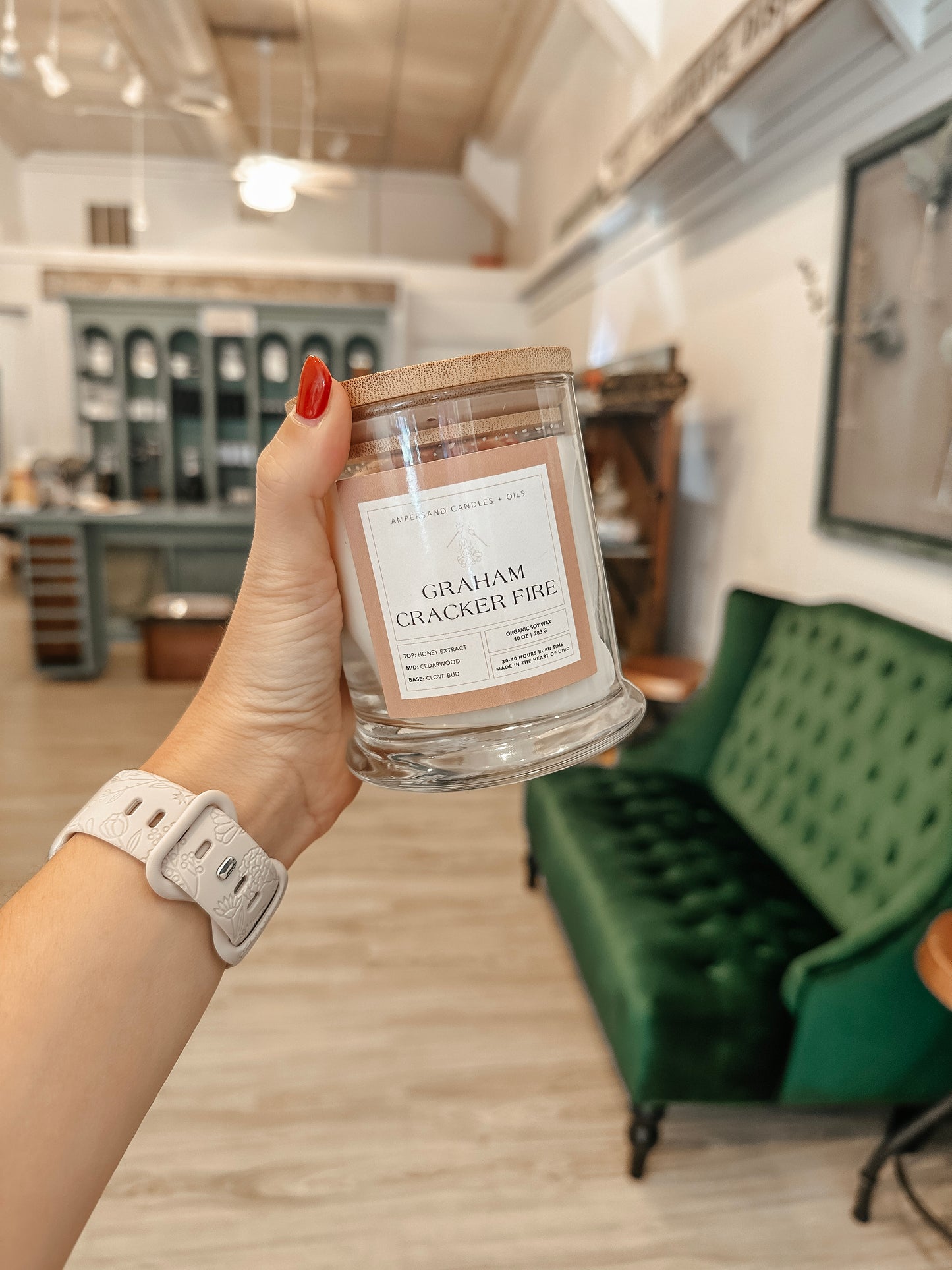 Graham Cracker Fire Candle (10oz)