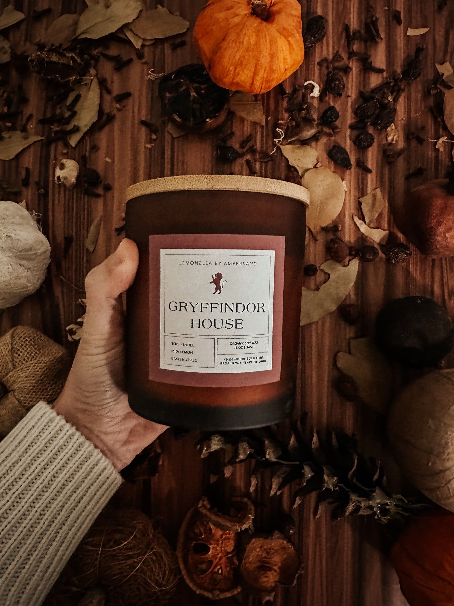 Gryffindor Candle (10oz) - Harry Potter Collection
