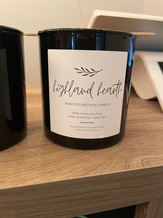 Highland Hearth Soy Candle (10oz)