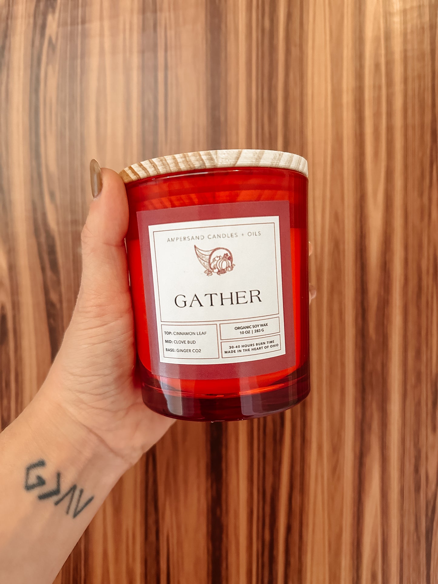 Gather Beeswax Candle