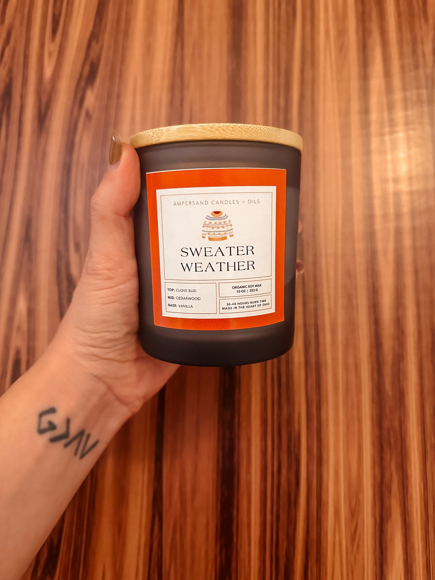 Sweater Weather Beeswax Candle