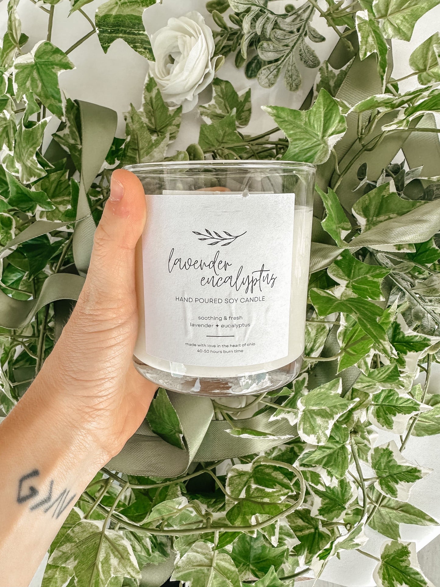 Lavender Eucalyptus Soy Candle