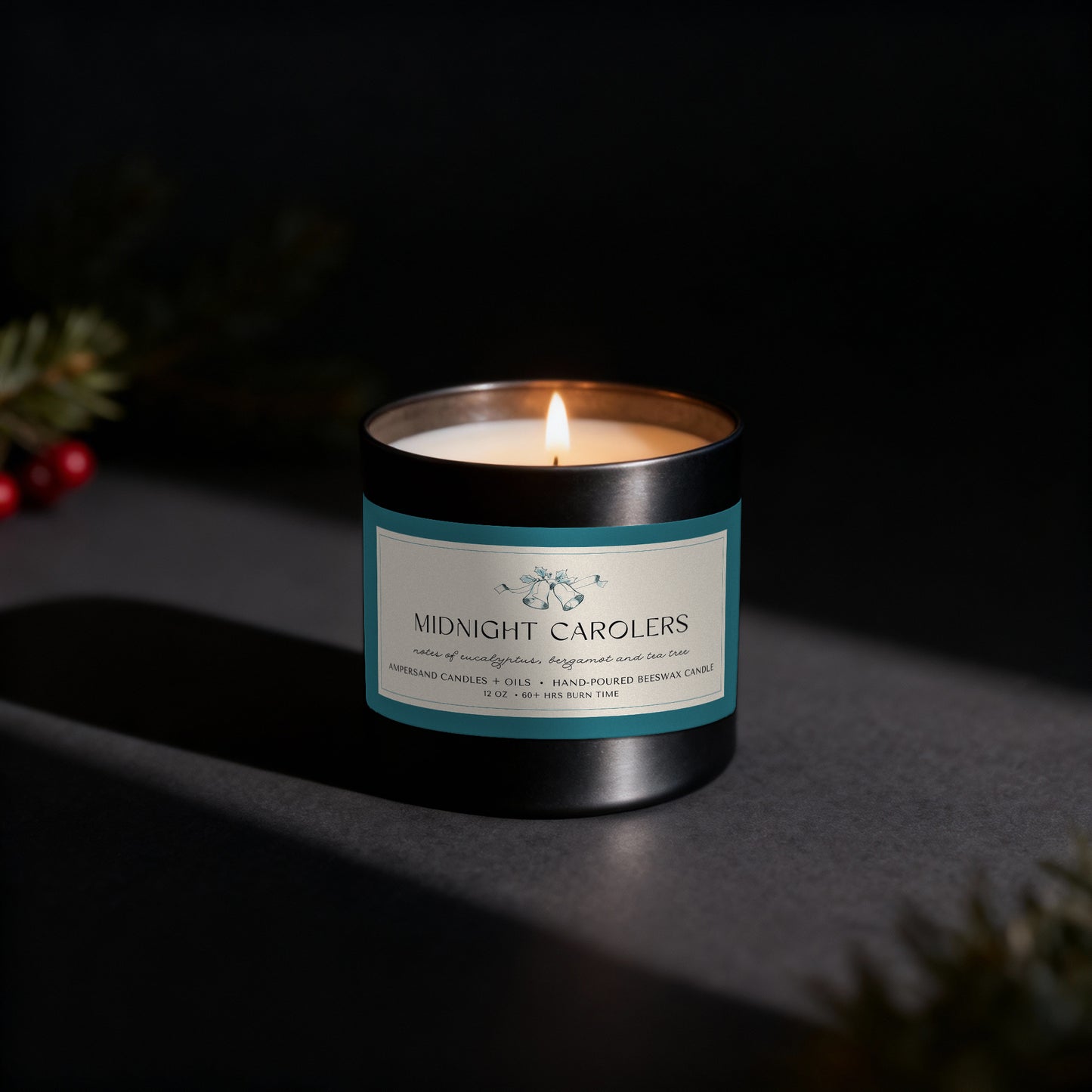 Midnight Carolers Beeswax Candle