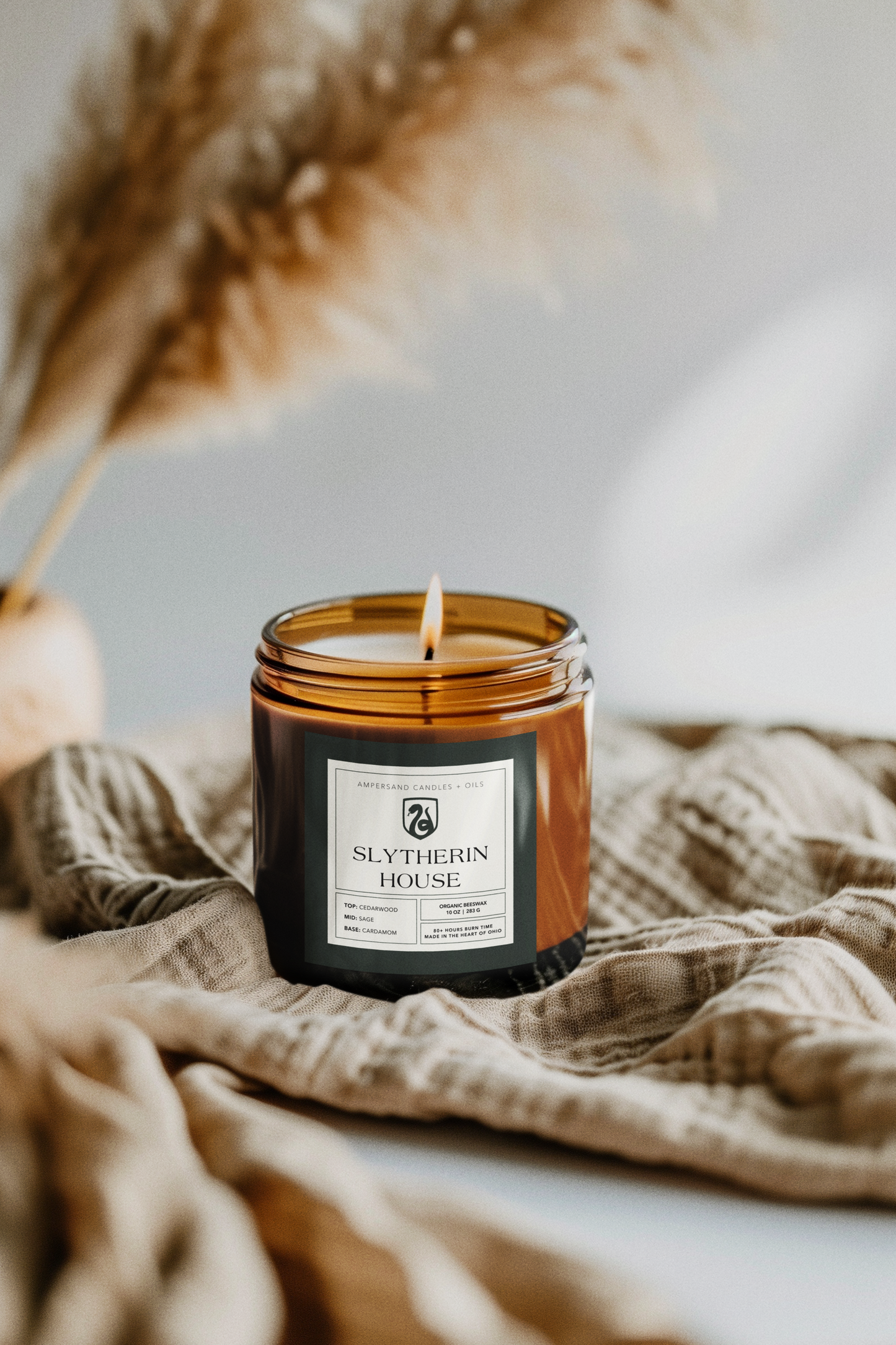 Slytherin Candle (10oz) - Harry Potter Collection