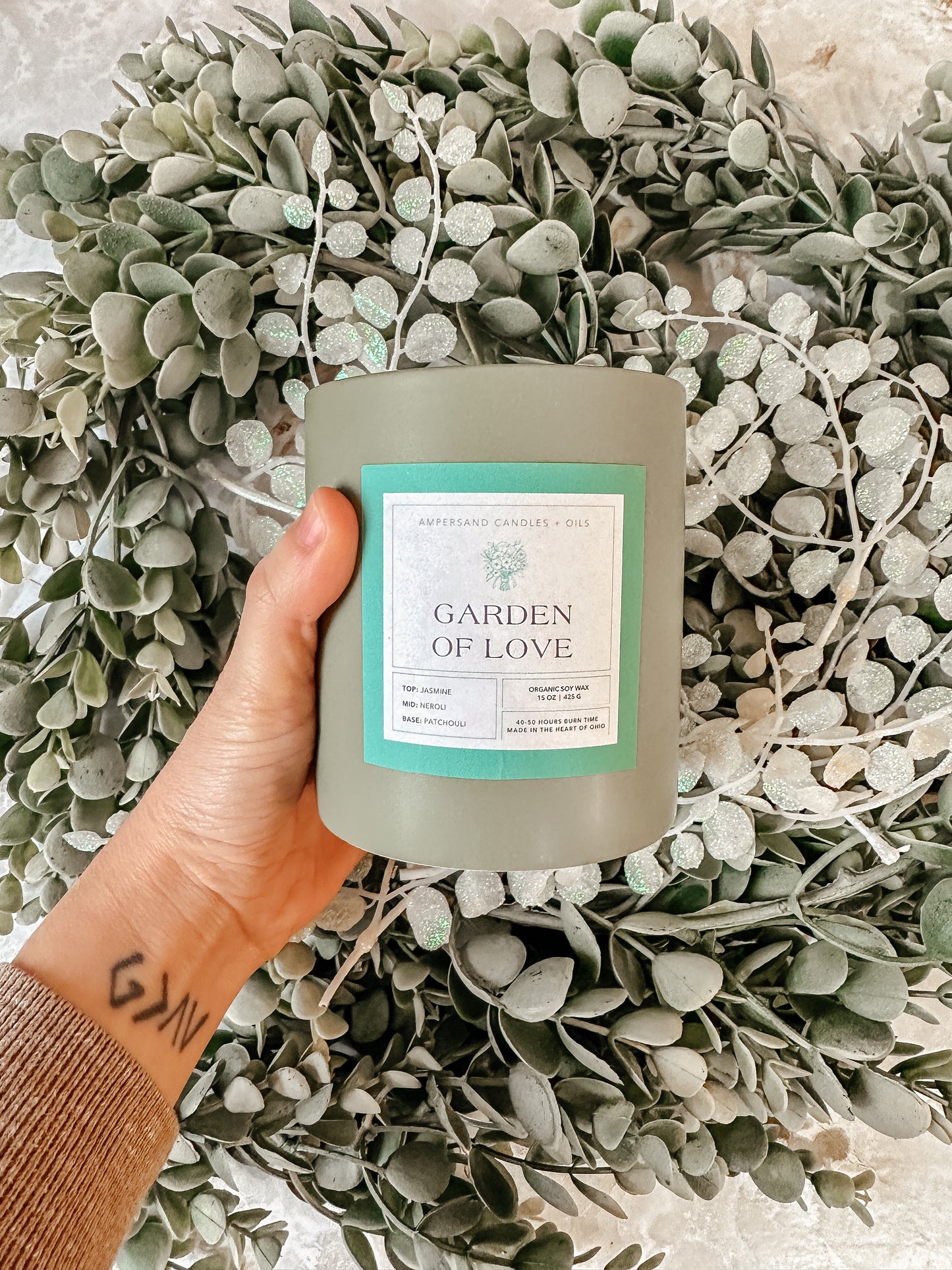 Garden of Love Soy Candle (15oz)