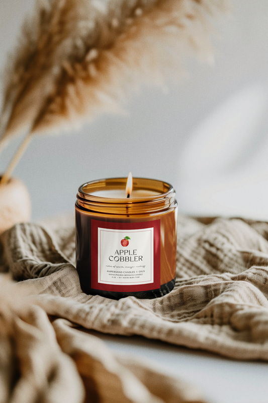 Apple Cobbler Beeswax Candle