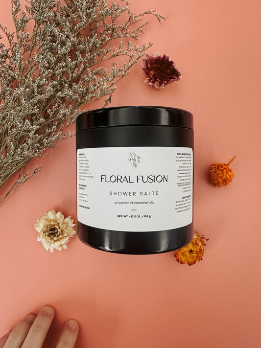 Floral Fusion Shower Salts (12oz)