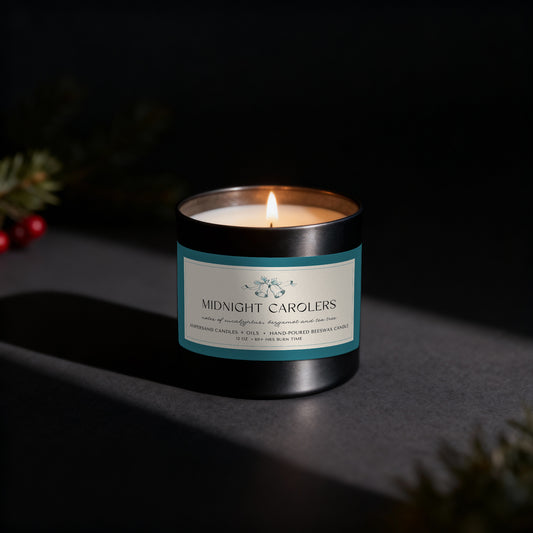 Midnight Carolers Beeswax Candle