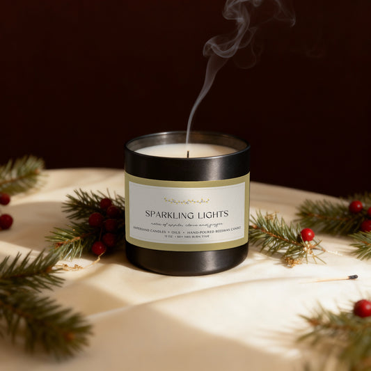 Sparkling Lights Beeswax Candle