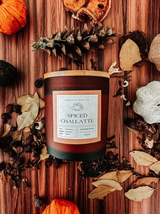 Spiced Chai Latte Soy Candle (10oz)