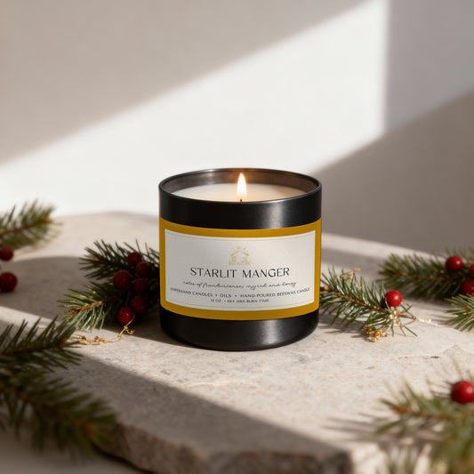 Starlit Manger Beeswax Candle