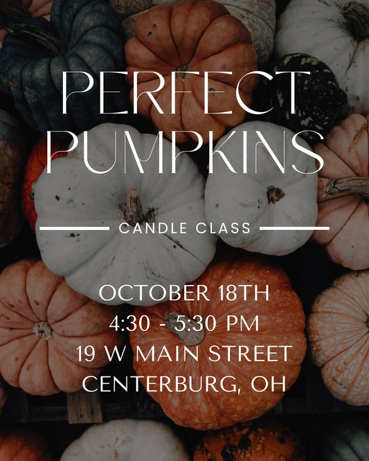 Perfect Pumpkins Candle-Making Party